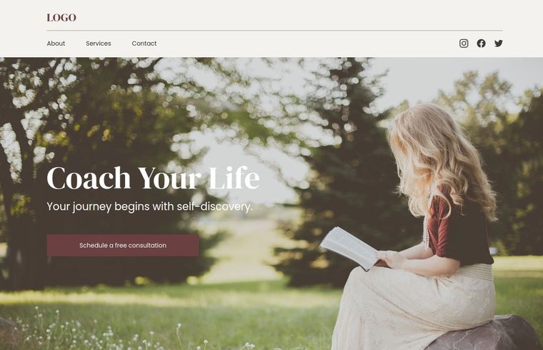Website Builder Template Vorlage