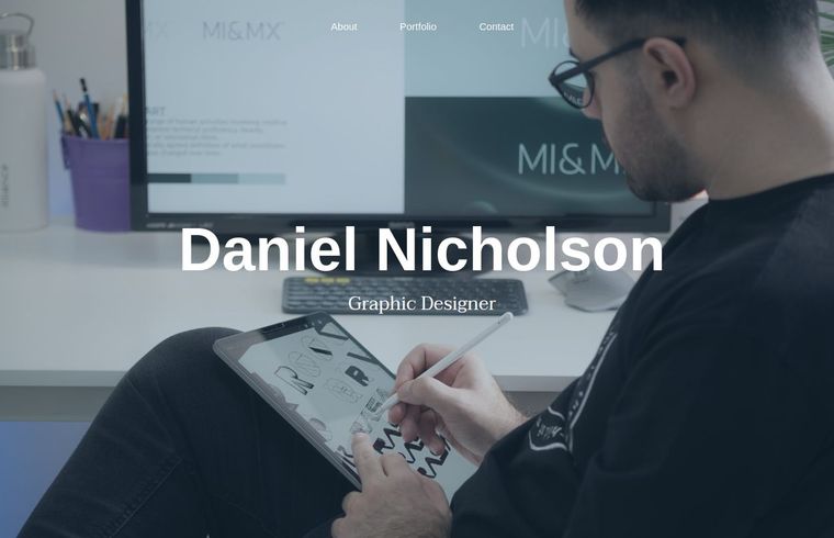 Website Builder Template Vorlage